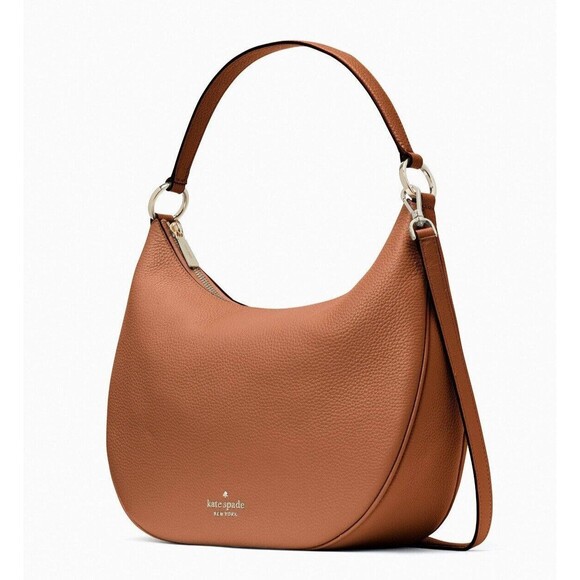 New Kate Spade Weston Shoulder Bag Pebble Leather Warm Gingerbread - Picture 2 of 4